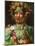 Rudolph II Of Hapbsburg Asvertumnus-Giuseppe Arcimboldo-Mounted Art Print