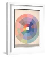 Rudolph Schaeffer, Color Wheel; Archive of American Art-null-Framed Art Print