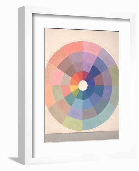 Rudolph Schaeffer, Color Wheel; Archive of American Art-null-Framed Art Print