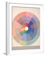 Rudolph Schaeffer, Color Wheel; Archive of American Art-null-Framed Art Print