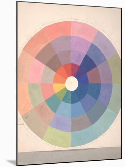 Rudolph Schaeffer, Color Wheel; Archive of American Art-null-Mounted Art Print