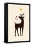 Rudolph Searching for His Nose-Kubistika-Framed Stretched Canvas