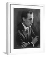 Rudolph Valentino, 1920s-null-Framed Photo