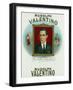 Rudolph Valentino Brand Cigar Outer Box Label-Lantern Press-Framed Art Print