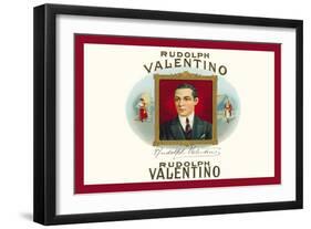 Rudolph Valentino Cigars-null-Framed Art Print