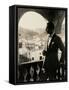 Rudolph Valentino, portrait ca. 1920s.-null-Framed Stretched Canvas