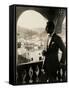 Rudolph Valentino, portrait ca. 1920s.-null-Framed Stretched Canvas