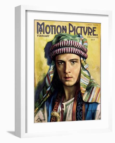 Rudolph Valentino-null-Framed Art Print