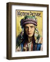 Rudolph Valentino-null-Framed Art Print