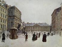 Der Neue Markt, the New Market, Vienna, Watercolour; 1832-Rudolph von Alt-Giclee Print