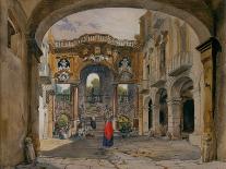 Palermo, 1844 watercolor-Rudolph von Alt-Giclee Print