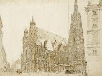 Saint Stephen's Cathedral in Vienna, 1832-Rudolf Von Alt-Art Print