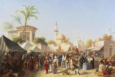 Palermo, 1844 watercolor-Rudolph von Alt-Giclee Print