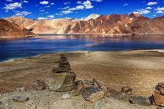 Mountains , Pangong Tso (Lake),Leh,Ladakh,Jammu and Kashmir,India-Rudra Narayan Mitra-Photographic Print