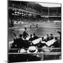 Rudy Friml Jr.'s Hot Jazz Band, Playing at Ebbets Field During Dodgers vs. Cardinals Baseball Game-David Scherman-Mounted Premium Photographic Print