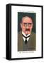 Rudyard Kipling - English Novelist-Alick P^f^ Ritchie-Framed Stretched Canvas