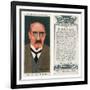 Rudyard Kipling - English Novelist-Alick PF Ritchie-Framed Art Print