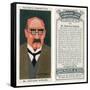 Rudyard Kipling - English Novelist-Alick PF Ritchie-Framed Stretched Canvas