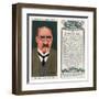 Rudyard Kipling - English Novelist-Alick PF Ritchie-Framed Art Print