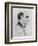 Rudyard Kipling English Writer Sketched During a Visit to Naples in March 1928-G. Garzia-Framed Photographic Print