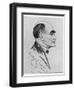 Rudyard Kipling English Writer Sketched During a Visit to Naples in March 1928-G. Garzia-Framed Photographic Print