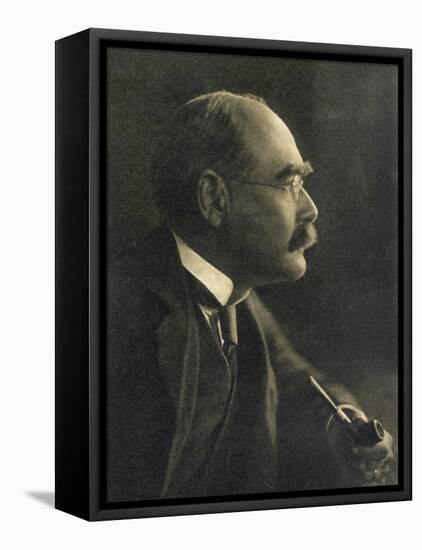 Rudyard Kipling English Writer-null-Framed Stretched Canvas