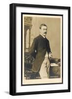 Rudyard Kipling Photograph Taken in 1904-null-Framed Art Print