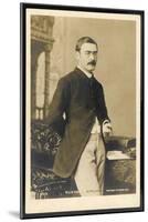 Rudyard Kipling Photograph Taken in 1904-null-Mounted Art Print