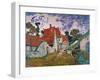 Rue a Auvers (Les toits rouges),1890 Canvas.-Vincent van Gogh-Framed Giclee Print