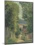 Rue à Louveciennes-Alfred Sisley-Mounted Giclee Print