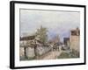 Rue a Veneux-Alfred Sisley-Framed Giclee Print