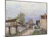 Rue a Veneux-Alfred Sisley-Mounted Giclee Print