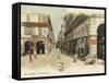 Rue Bab-Azoun - Algiers, Algeria-null-Framed Stretched Canvas