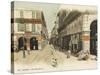 Rue Bab-Azoun - Algiers, Algeria-null-Stretched Canvas