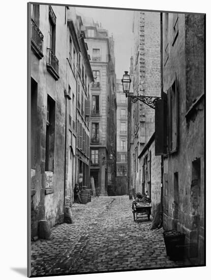 Rue Basse Des Ursins, Paris, 1858-78-Charles Marville-Mounted Giclee Print