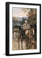 Rue Bonaparte-Childe Hassam-Framed Art Print