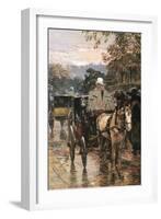 Rue Bonaparte-Childe Hassam-Framed Art Print