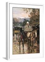 Rue Bonaparte-Childe Hassam-Framed Art Print