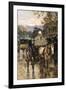 Rue Bonaparte-Childe Hassam-Framed Art Print