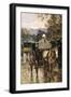 Rue Bonaparte-Childe Hassam-Framed Art Print