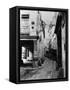Rue Chanoinesse, from Rue Des Chantres, Paris, 1858-78-Charles Marville-Framed Stretched Canvas