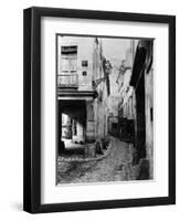 Rue Chanoinesse, from Rue Des Chantres, Paris, 1858-78-Charles Marville-Framed Giclee Print