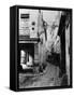 Rue Chanoinesse, from Rue Des Chantres, Paris, 1858-78-Charles Marville-Framed Stretched Canvas