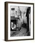 Rue Chanoinesse, from Rue Des Chantres, Paris, 1858-78-Charles Marville-Framed Giclee Print