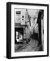 Rue Chanoinesse, from Rue Des Chantres, Paris, 1858-78-Charles Marville-Framed Giclee Print