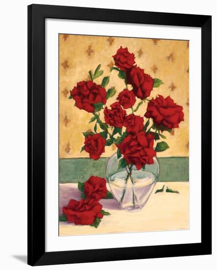 Rue Cler Roses I-Linda Hanly-Framed Art Print