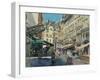 Rue de Buci, Lunchtime, 2014-Peter Brown-Framed Giclee Print