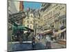 Rue de Buci, Lunchtime, 2014-Peter Brown-Mounted Giclee Print