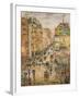 Rue De Clignancourt, Paris, C.1924-Gustave Loiseau-Framed Giclee Print