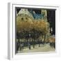 Rue de Cloitre Notre Dame, Paris-Susan Brown-Framed Giclee Print